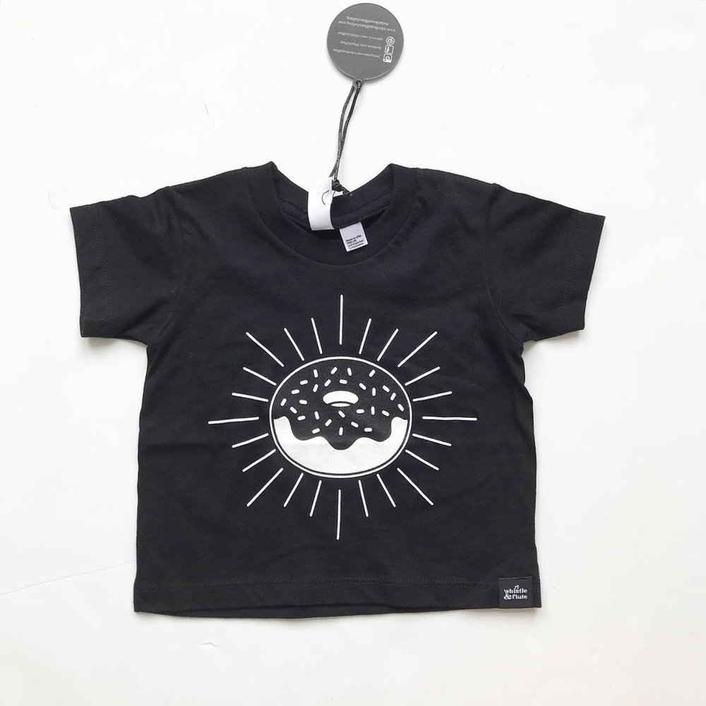 Whistle & Flute NWT donut sprinkle shirt 6-12m